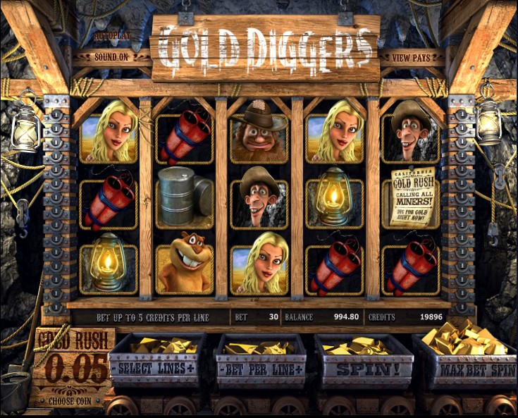 игровой автомат золотоискатели