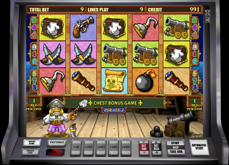 игровой автомат пират 2