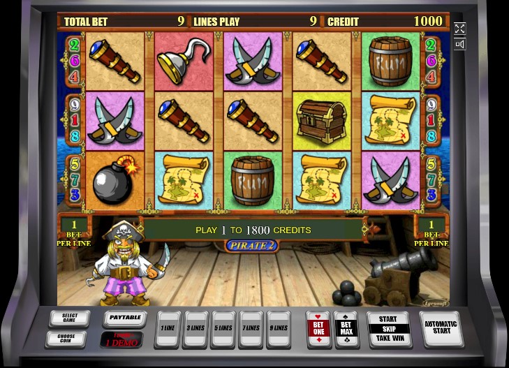 бесплатные игровые автоматы пираты 2
